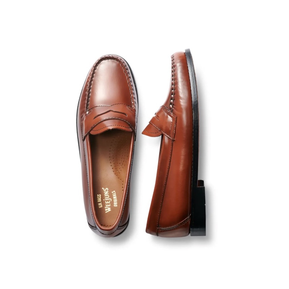 NWOT Bass Weejuns Larson Flat Strap Loafers